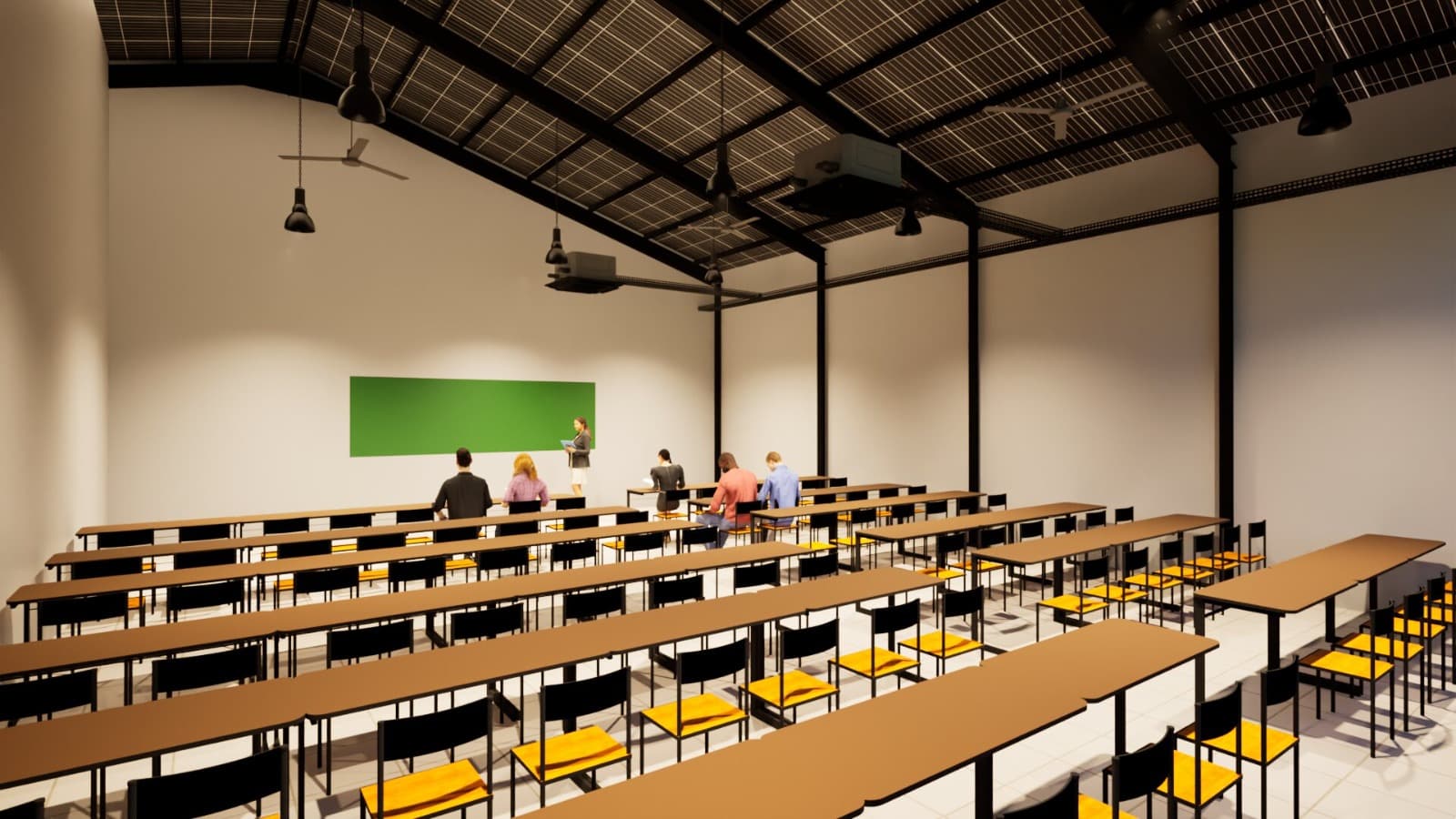 Hall Interior - Side View